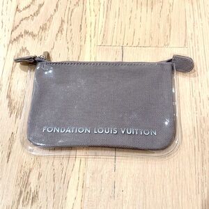 Rare Louis Vuitton Charcoal Gray Pouch Bag